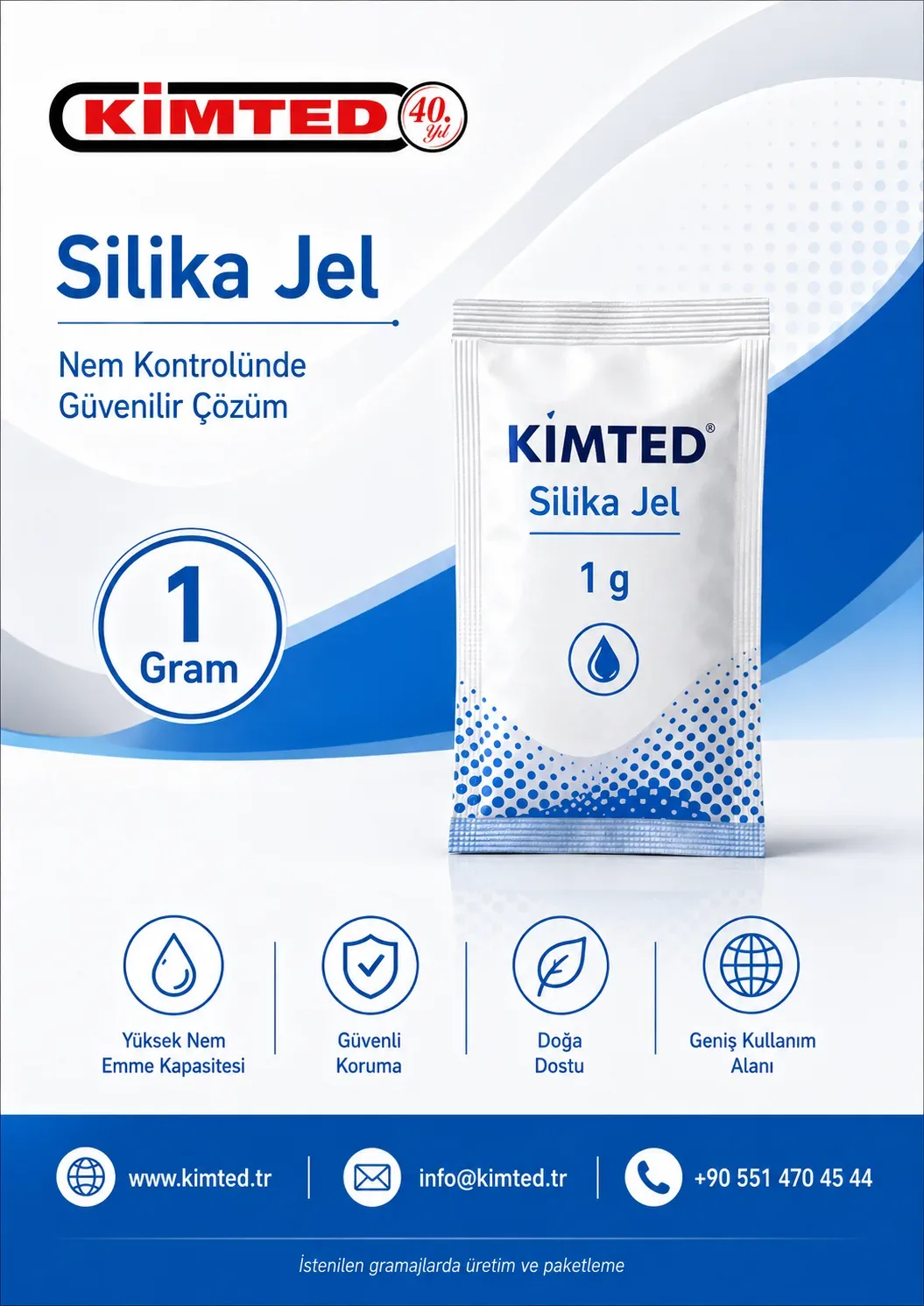 1 Gr Silika Jel Nem
