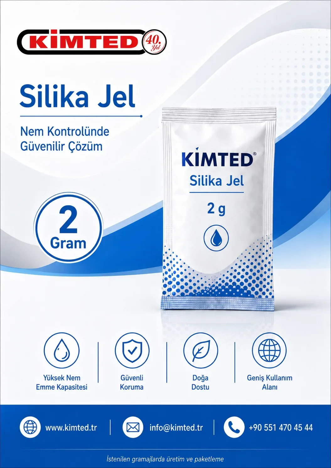 2 Gr Silika Jel Nem Alıcı