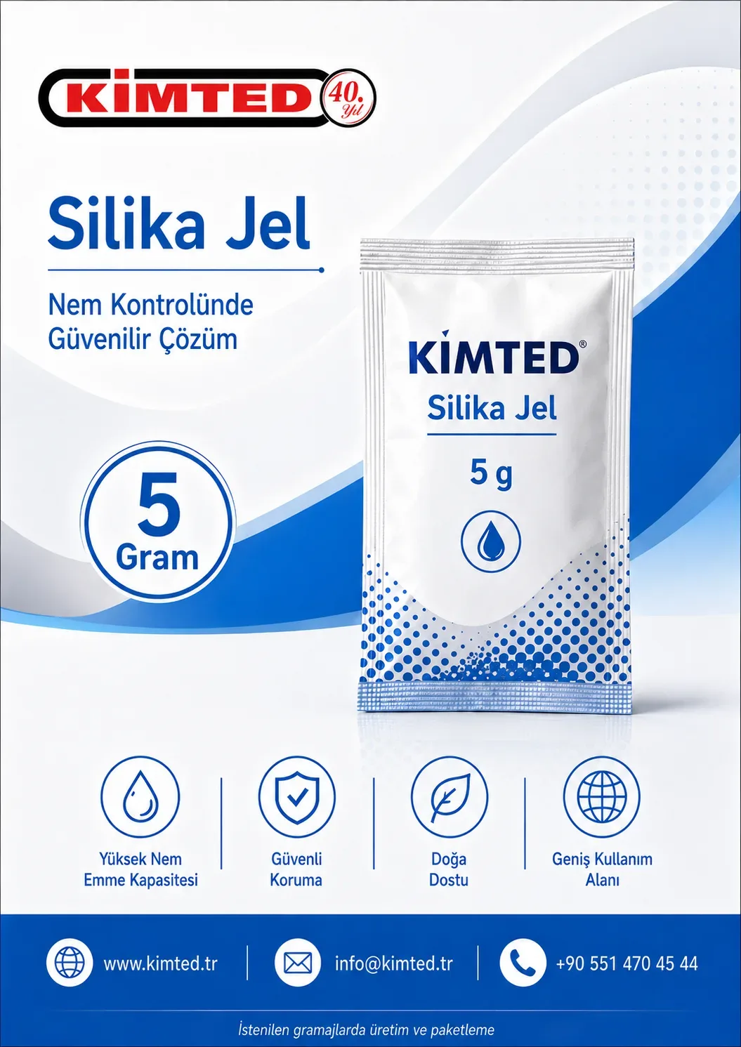 5 Gr Silika Jel Nem Alıcı