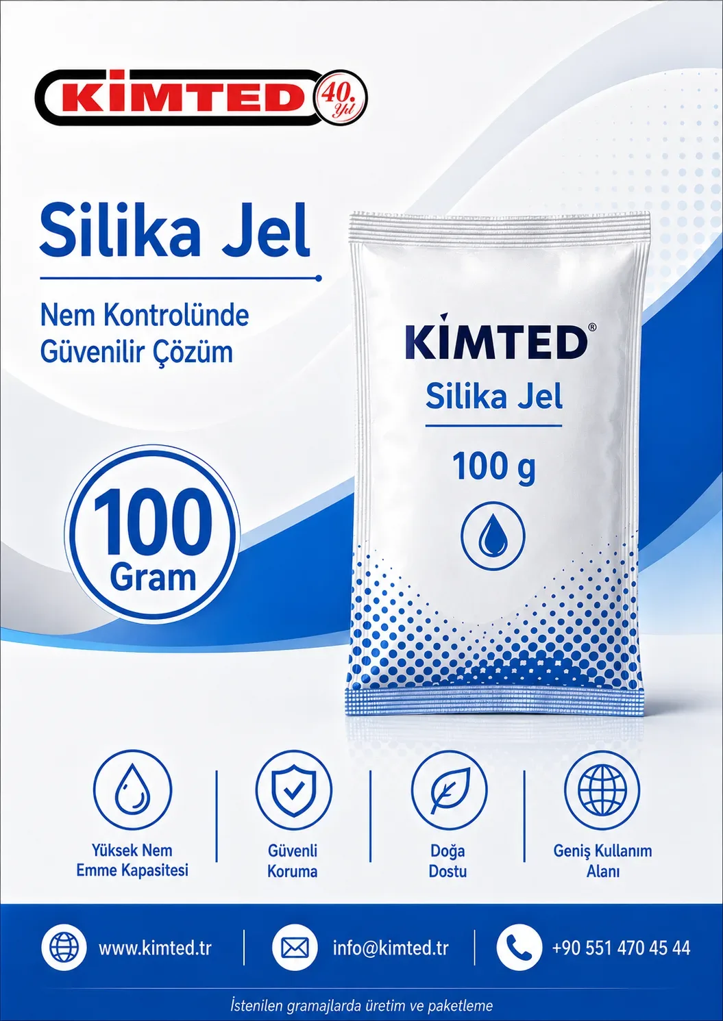 100 Gr. Silica Gel - Nem Alıcı