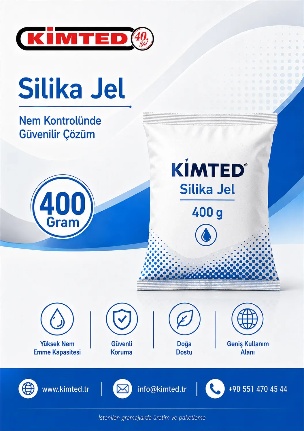 400 Gr Silika Gel - Nem Alıcı